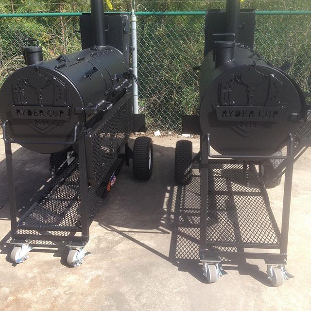 Ryder Cup Captains Gifts - Lang BBQ Smokers with Ryder Cup logo