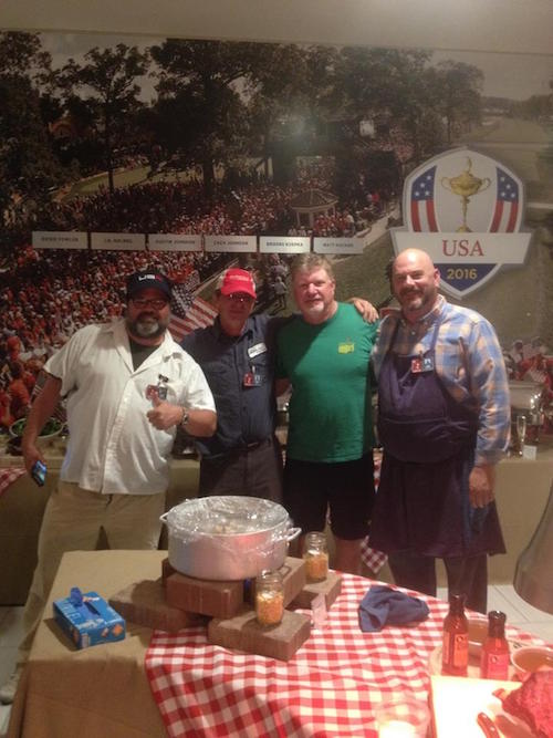 The Lang family at Ryder Cup 2016